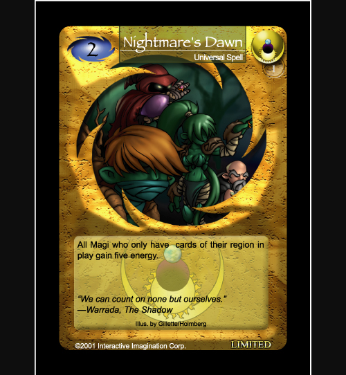 Nightmares Dawn - Foil